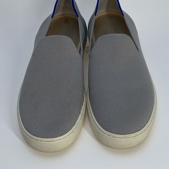 Rothy's original slip on sneaker walking shoe light gray 7 1/2 ex cond - Picture 2 of 7